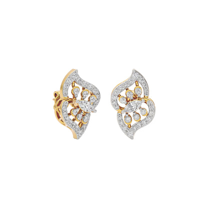 Lux Radiance Diamond Earring 18 KT / Yellow Gold
