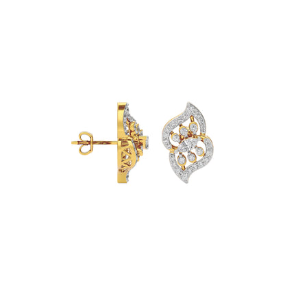 Lux Radiance Diamond Earring 18 KT / Yellow Gold