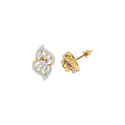 Lux Radiance Diamond Earring 18 KT / Yellow Gold