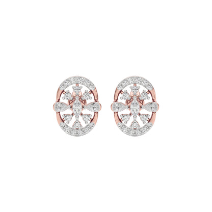 Sapphire Dream Diamond Earring 18 KT / Rose Gold