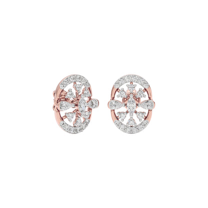 Sapphire Dream Diamond Earring 18 KT / Rose Gold