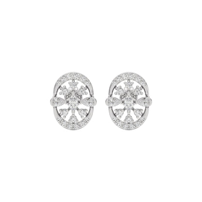 Sapphire Dream Diamond Earring 18 KT / White Gold