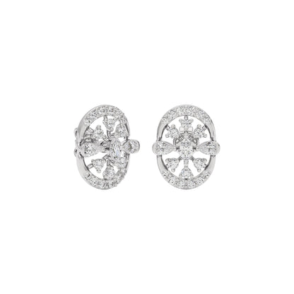 Sapphire Dream Diamond Earring 18 KT / White Gold