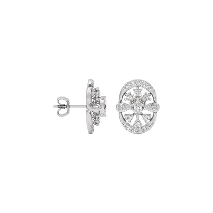 Sapphire Dream Diamond Earring 18 KT / White Gold