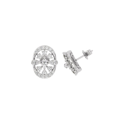 Sapphire Dream Diamond Earring 18 KT / White Gold