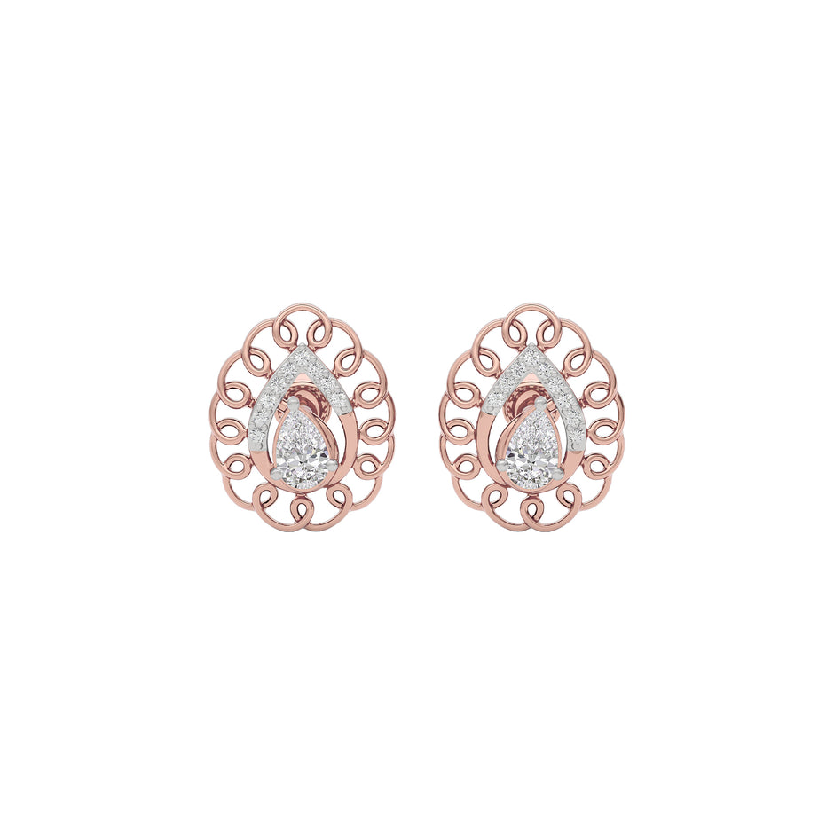 Eternal Glimmer Diamond Earring 18 KT / Rose Gold