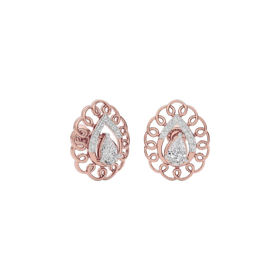 Eternal Glimmer Diamond Earring 18 KT / Rose Gold