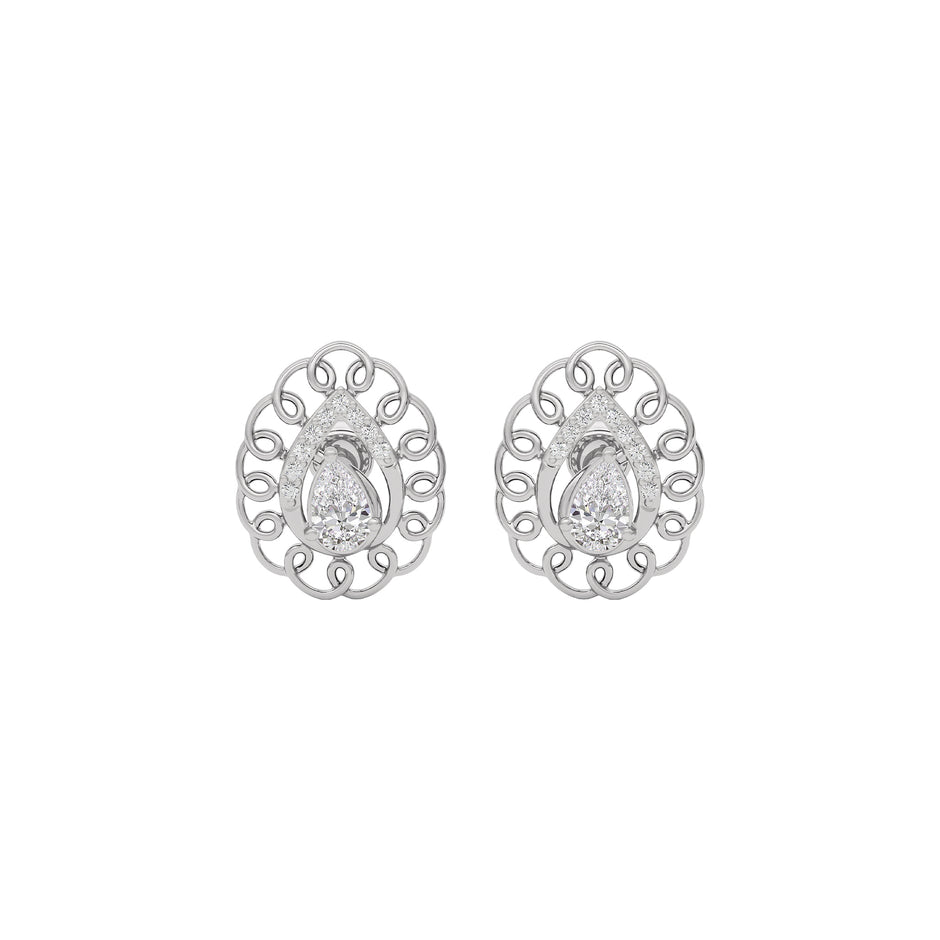 Eternal Glimmer Diamond Earring 18 KT / White Gold