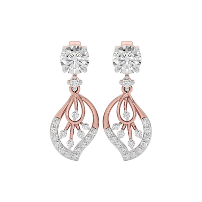 Dazzling Ember Diamond Earring