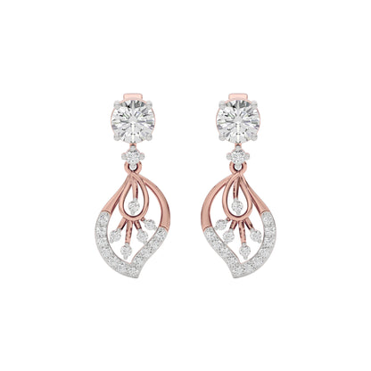 Dazzling Ember Diamond Earring 18 KT / Rose Gold