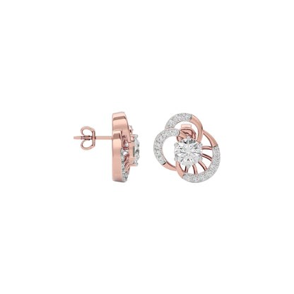 Luxe Mirage Diamond Earring 18 KT / Rose Gold