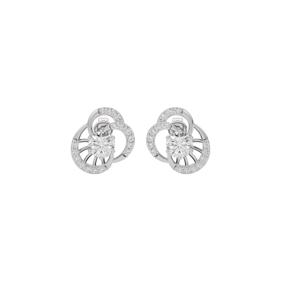 Luxe Mirage Diamond Earring 18 KT / White Gold