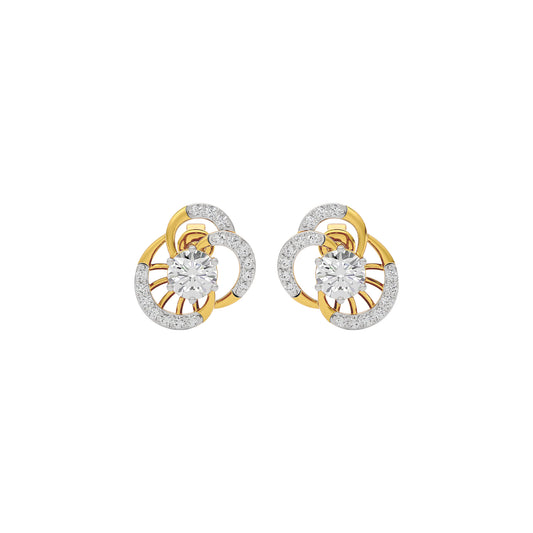 Luxe Mirage Diamond Earring 18 KT / Yellow Gold