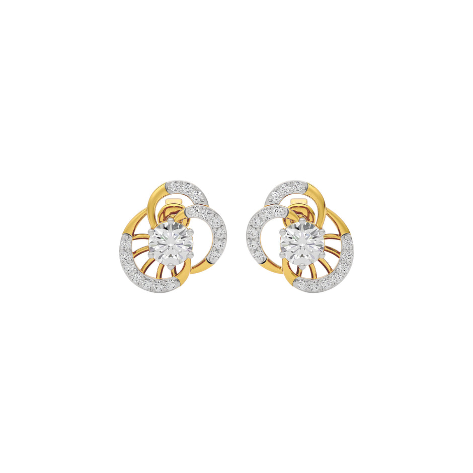 Luxe Mirage Diamond Earring 18 KT / Yellow Gold
