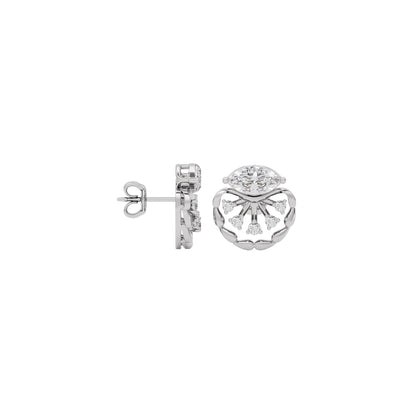 Diamond Glowstone Earring 18 KT / White Gold