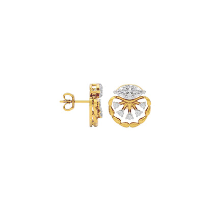 Diamond Glowstone Earring 18 KT / Yellow Gold