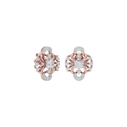 Starlight Lace Diamond Earring 18 KT / Rose Gold