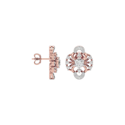 Starlight Lace Diamond Earring 18 KT / Rose Gold