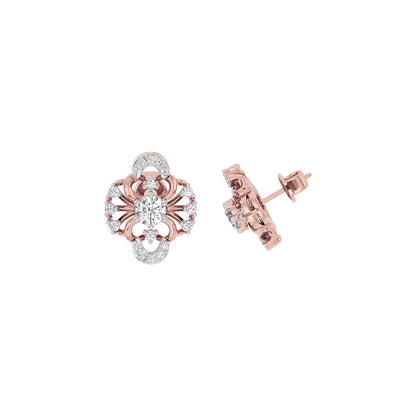 Starlight Lace Diamond Earring 18 KT / Rose Gold