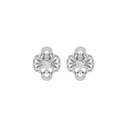 Starlight Lace Diamond Earring 18 KT / White Gold