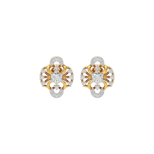 Starlight Lace Diamond Earring 18 KT / Yellow Gold