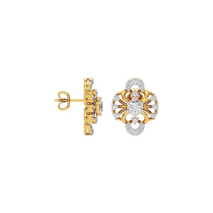 Starlight Lace Diamond Earring 18 KT / Yellow Gold