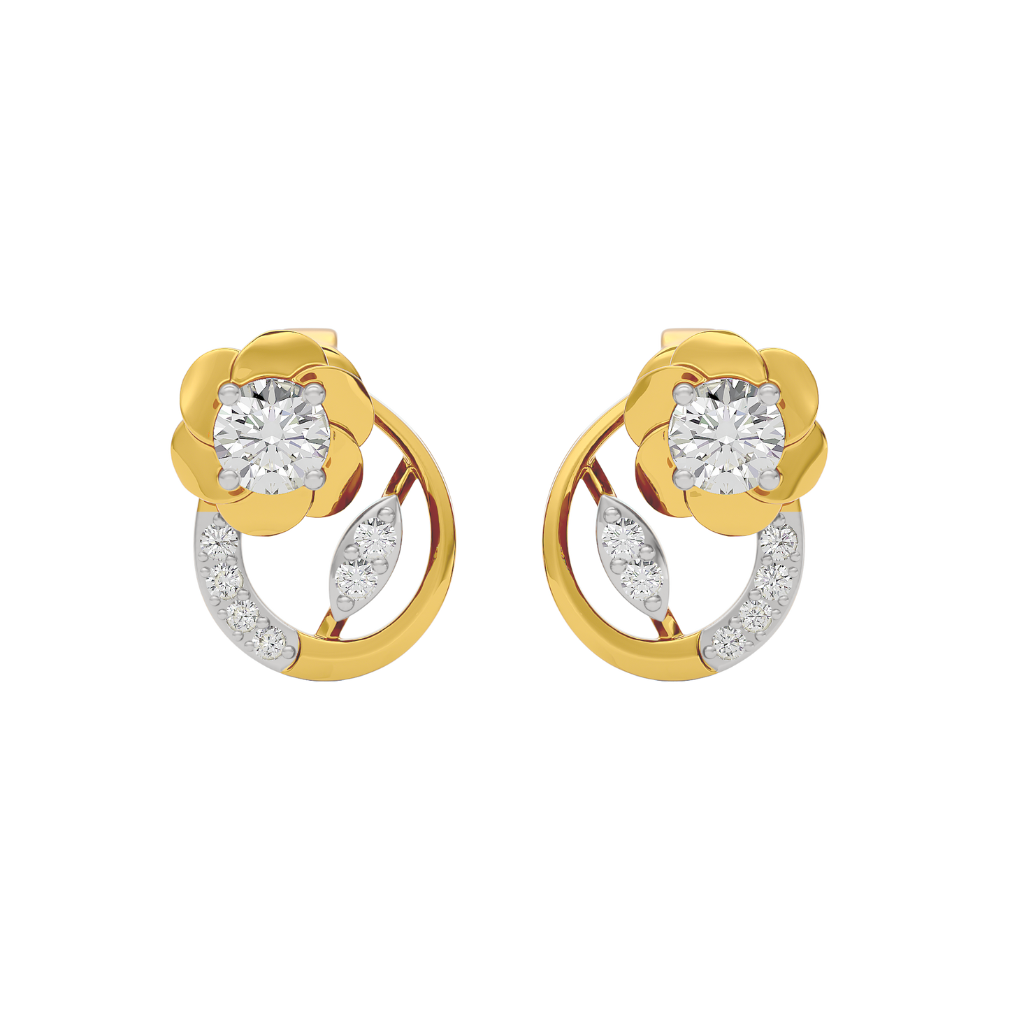 Moonbeam Diamond Earring