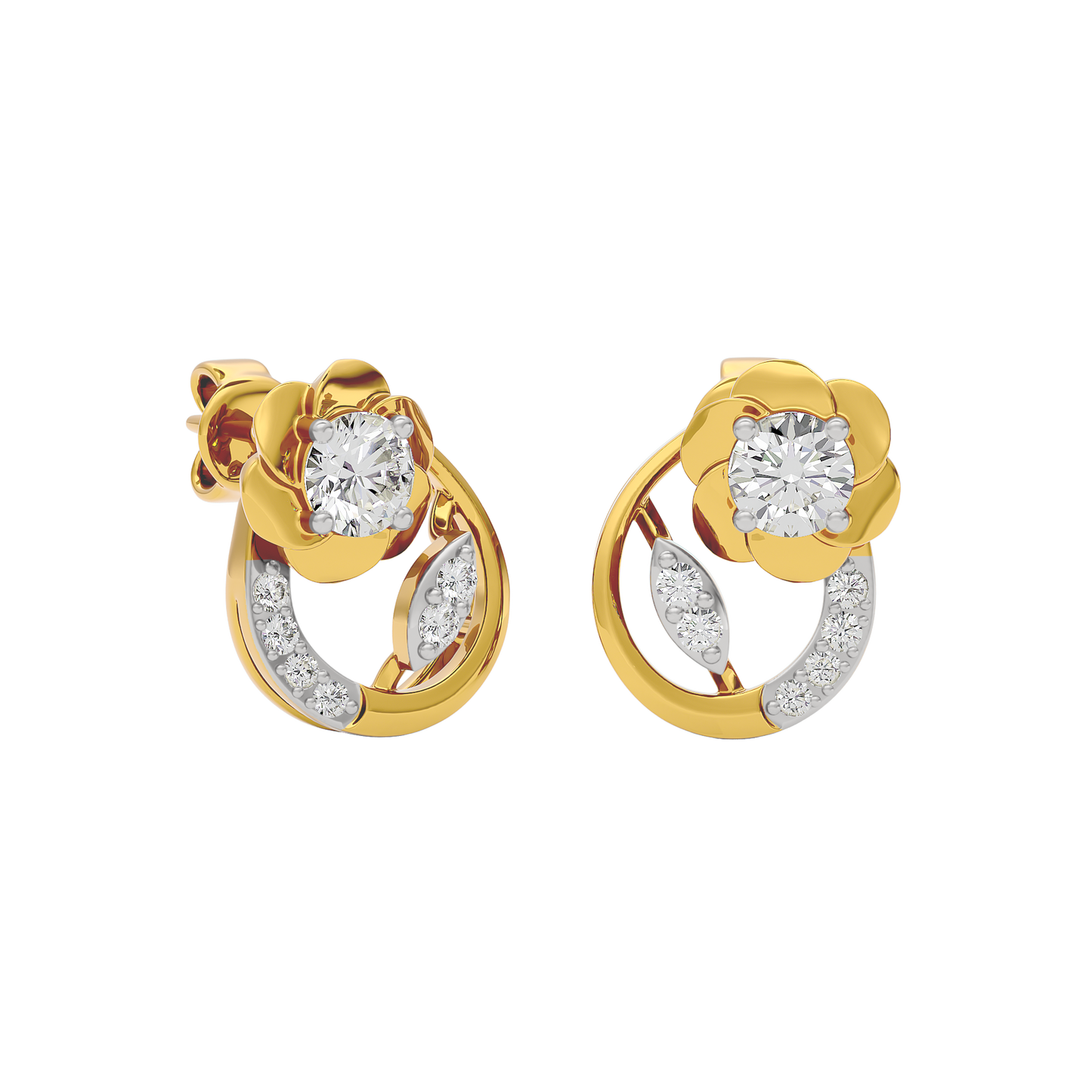 Moonbeam Diamond Earring