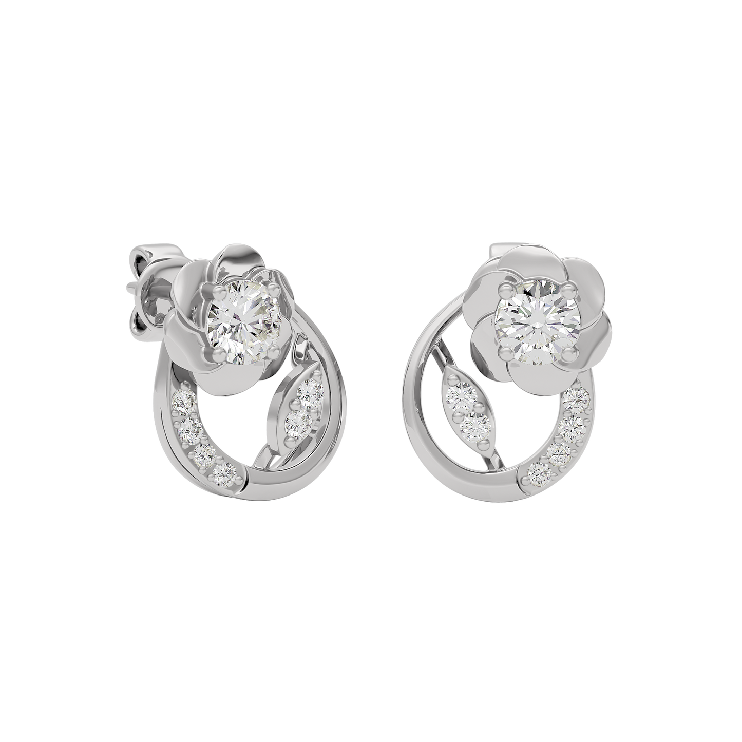 Moonbeam Diamond Earring