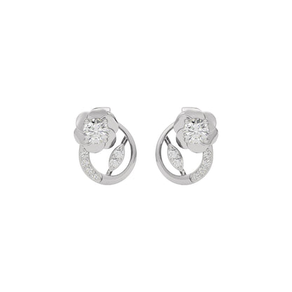 Moonbeam Diamond Earring 18 KT / White Gold