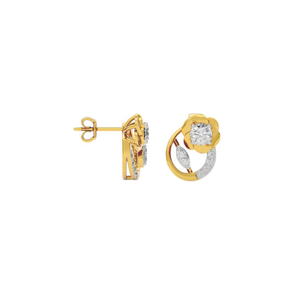 Moonbeam Diamond Earring 18 KT / Yellow Gold