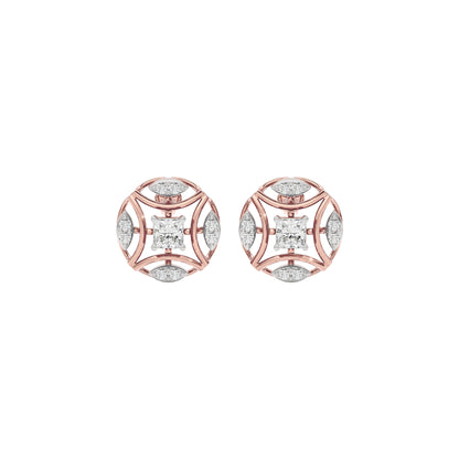 Lush Radiance Diamond Earring 18 KT / Rose Gold