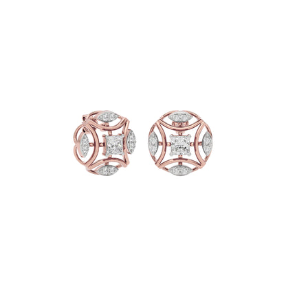 Lush Radiance Diamond Earring 18 KT / Rose Gold
