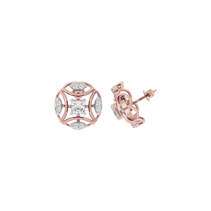 Lush Radiance Diamond Earring 18 KT / Rose Gold