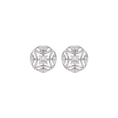 Lush Radiance Diamond Earring 18 KT / White Gold
