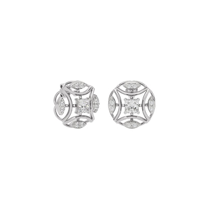 Lush Radiance Diamond Earring 18 KT / White Gold