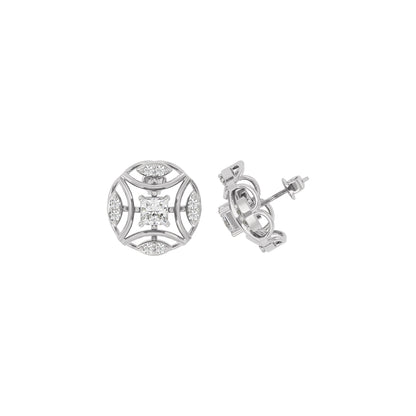 Lush Radiance Diamond Earring 18 KT / White Gold