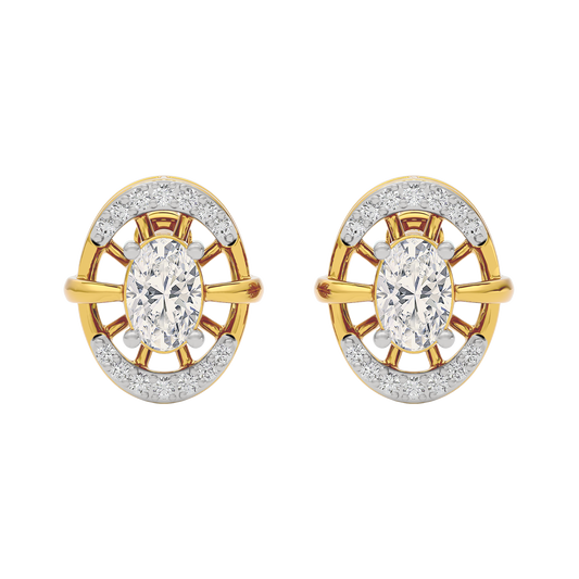 Diamond Sunbeam Earring