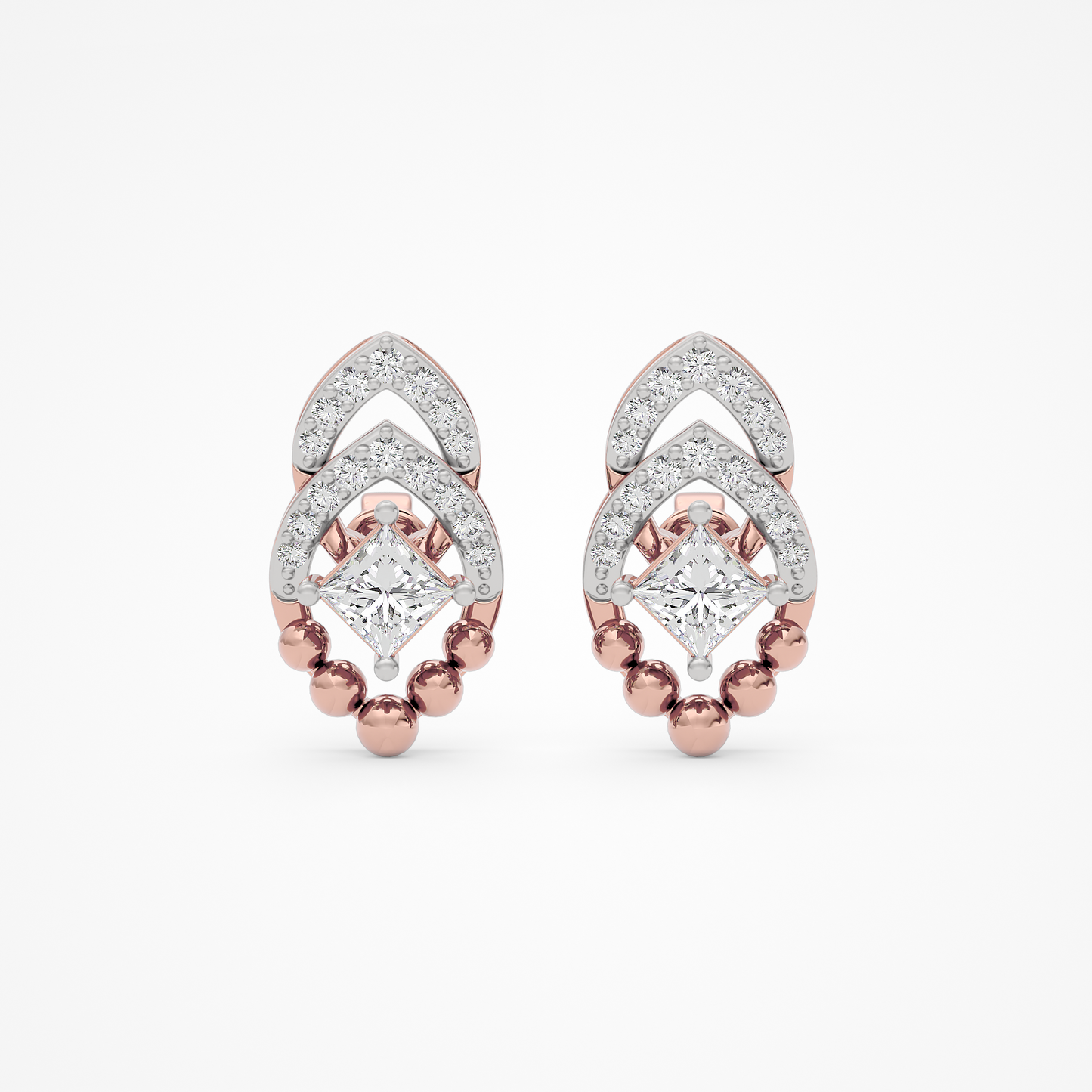 Crystal Shimmer Diamond Earring