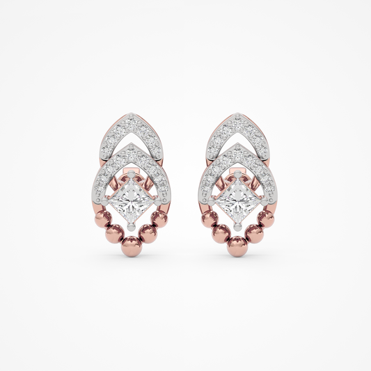 Crystal Shimmer Diamond Earring