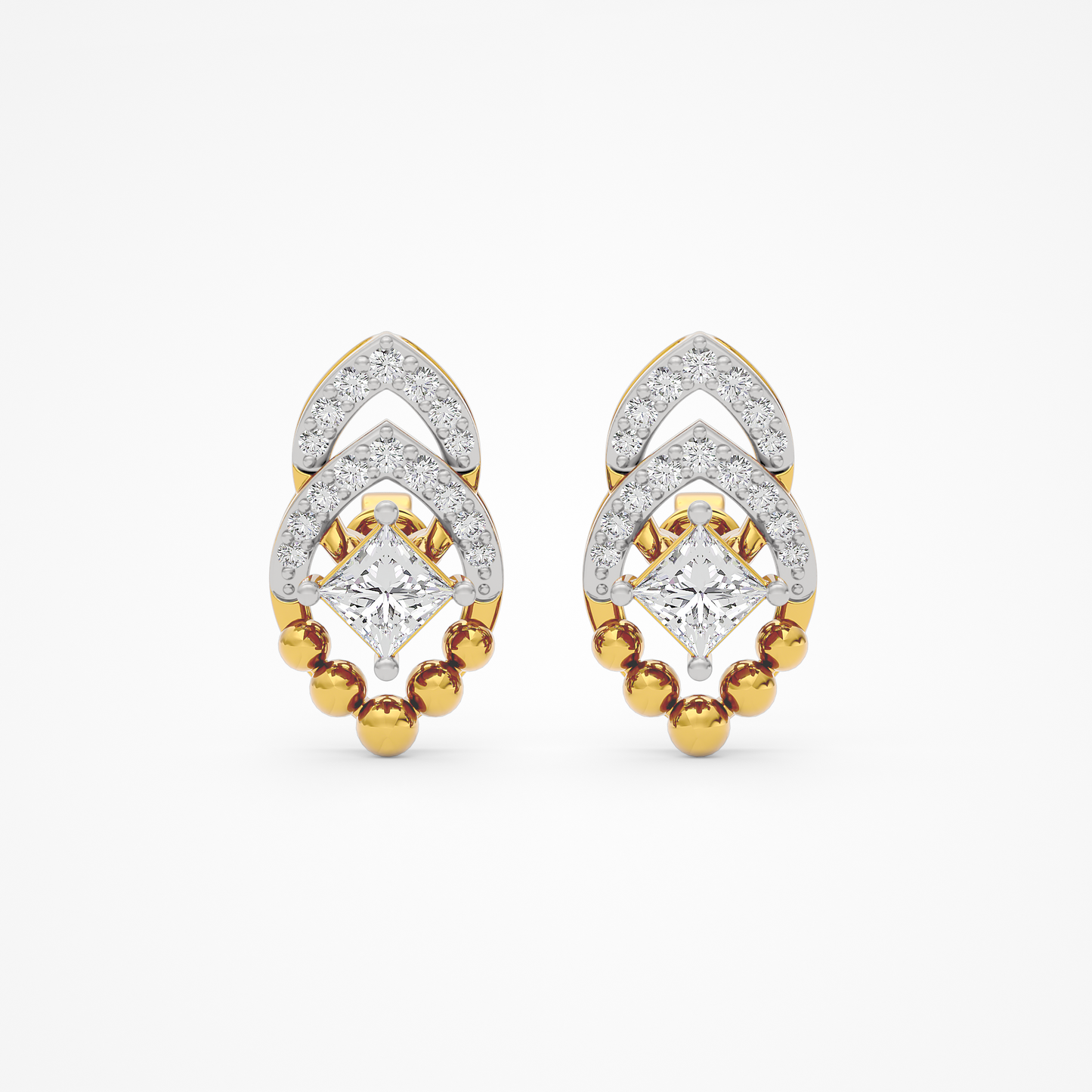 Crystal Shimmer Diamond Earring