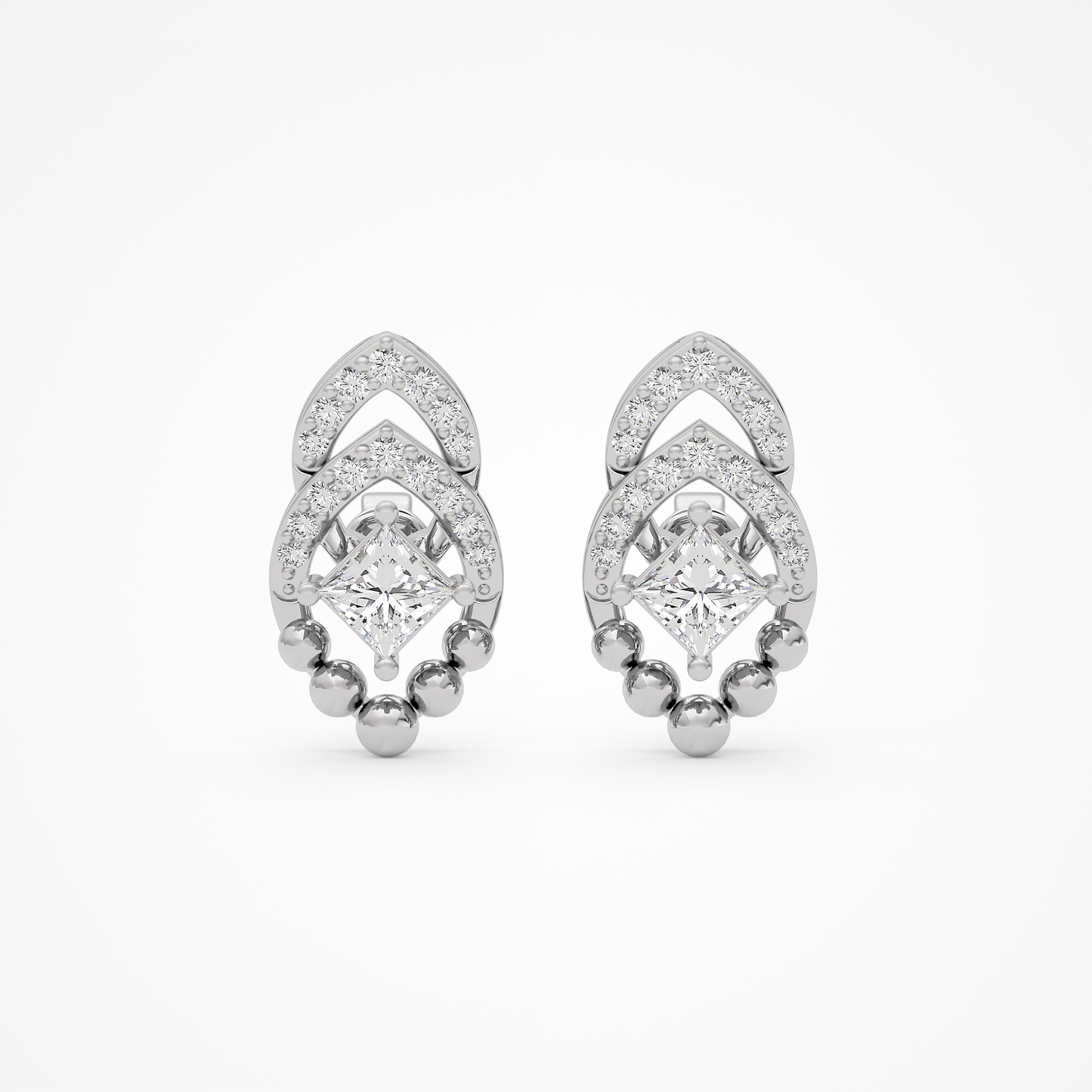 Crystal Shimmer Diamond Earring