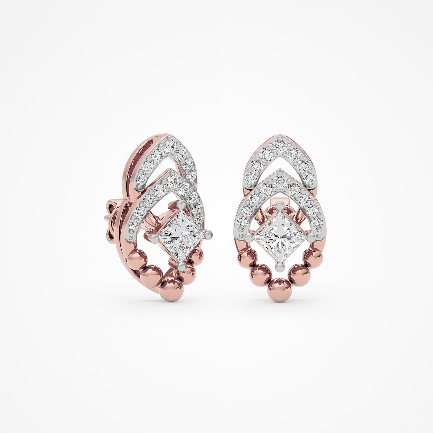 Crystal Shimmer Diamond Earring