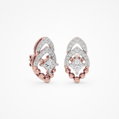 Crystal Shimmer Diamond Earring