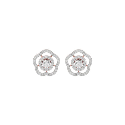 Diamond Grace Drop Earring 18 KT / Rose Gold
