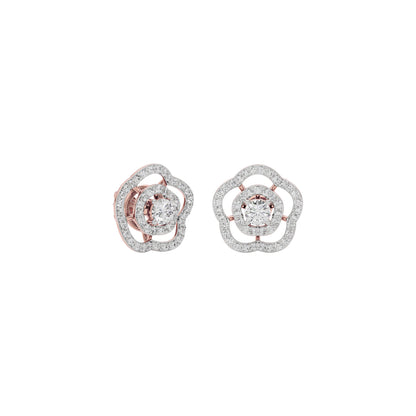 Diamond Grace Drop Earring 18 KT / Rose Gold