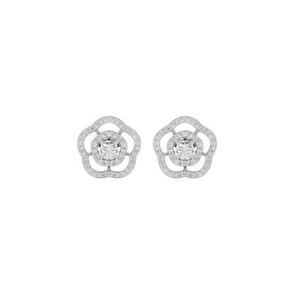 Diamond Grace Drop Earring 18 KT / White Gold