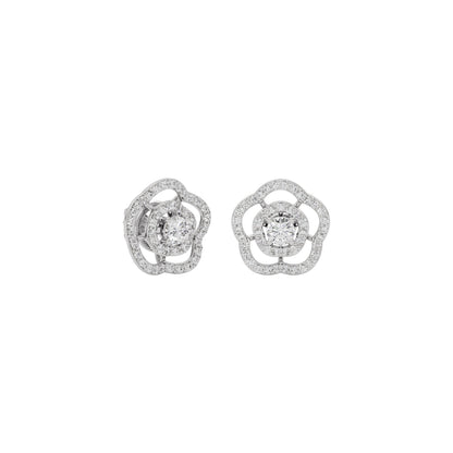 Diamond Grace Drop Earring 18 KT / White Gold