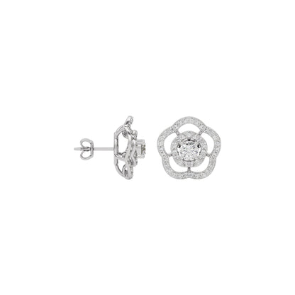 Diamond Grace Drop Earring 18 KT / White Gold