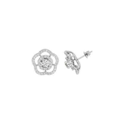 Diamond Grace Drop Earring 18 KT / White Gold